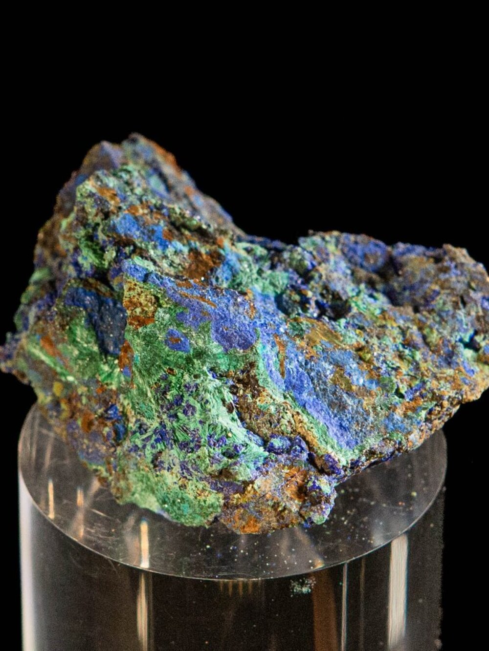 Premium 90g Azurite Malachite Crystal Druzy Cluster - High Grade Raw Specimen